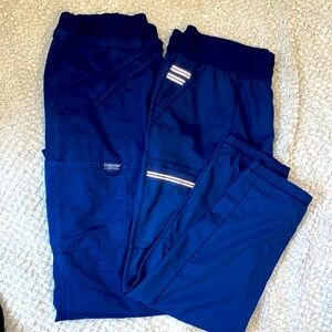 Cherokee work wear Revolution Women’s XL scrub pants Navy